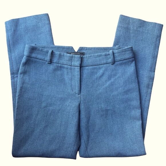 BCBGMAXAZRIA HEATHER GRAY STRETCH DRESS CAREER PANTS SIZE SMALL - Picture 3 of 8